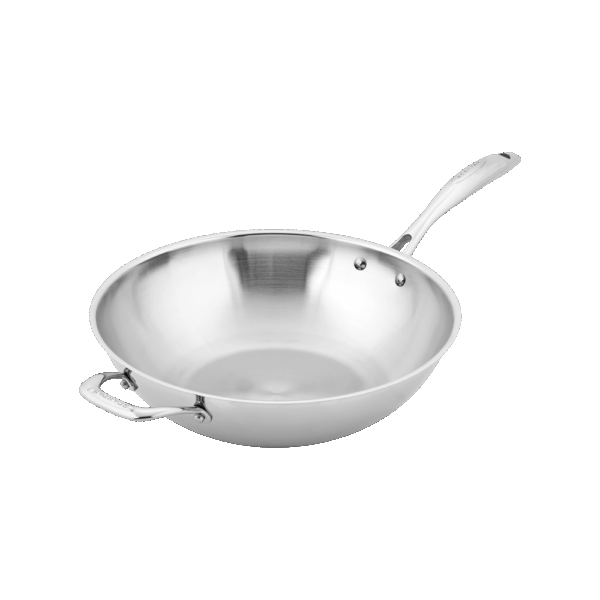 Scanpan STS wok i rustfrit stål på 32 cm