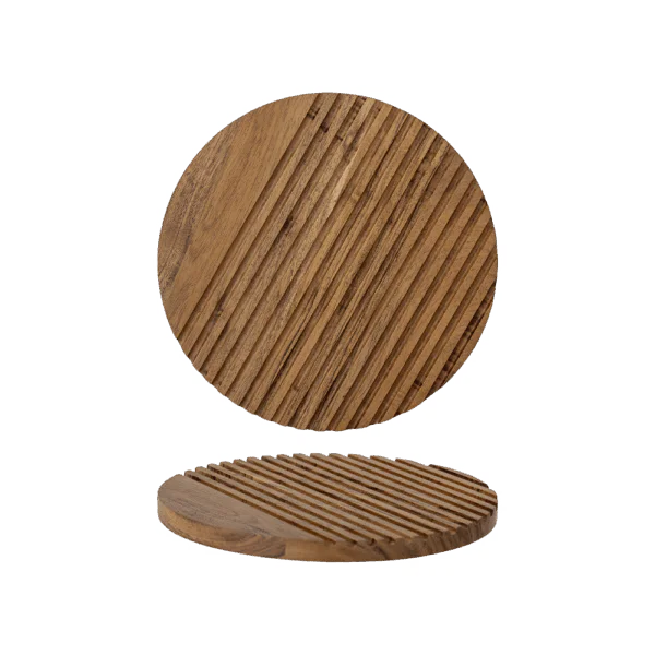 Bloomingville Dotta skærebræt i mangotræ 25,5 cm i diameter