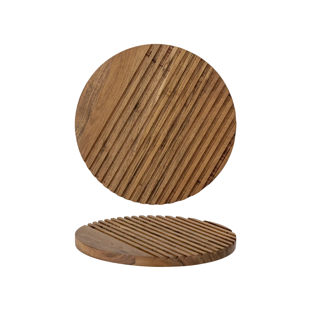 Bloomingville Dotta skærebræt i mangotræ 25,5 cm i diameter