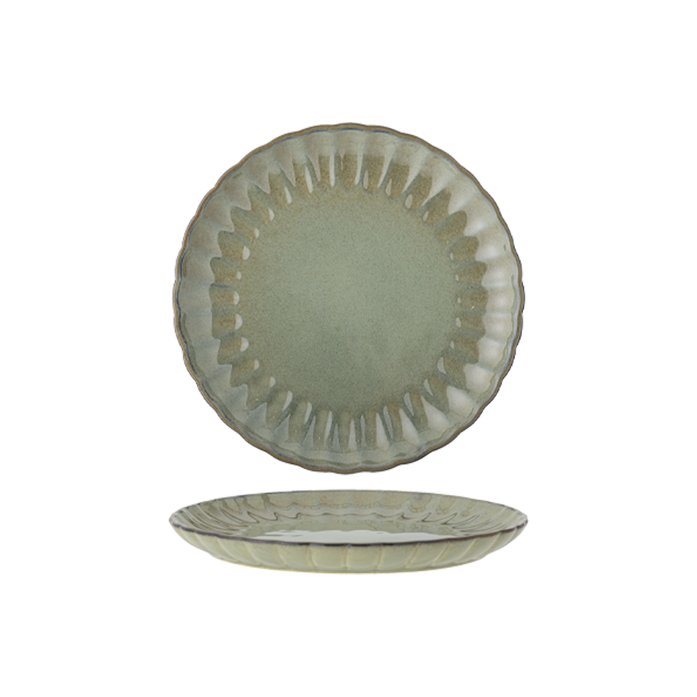 Latina tallerken 20 cm - Grøn