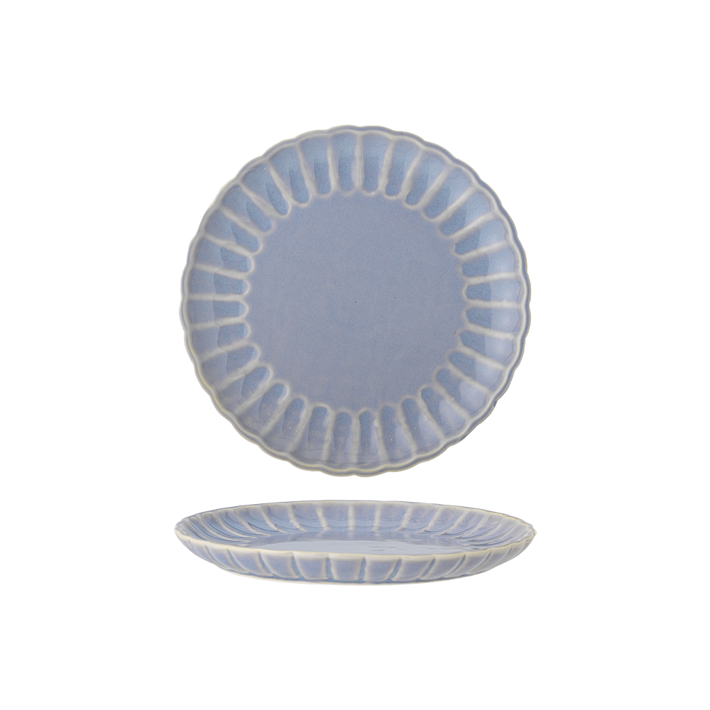 Latina tallerken 20 cm - Lyseblå