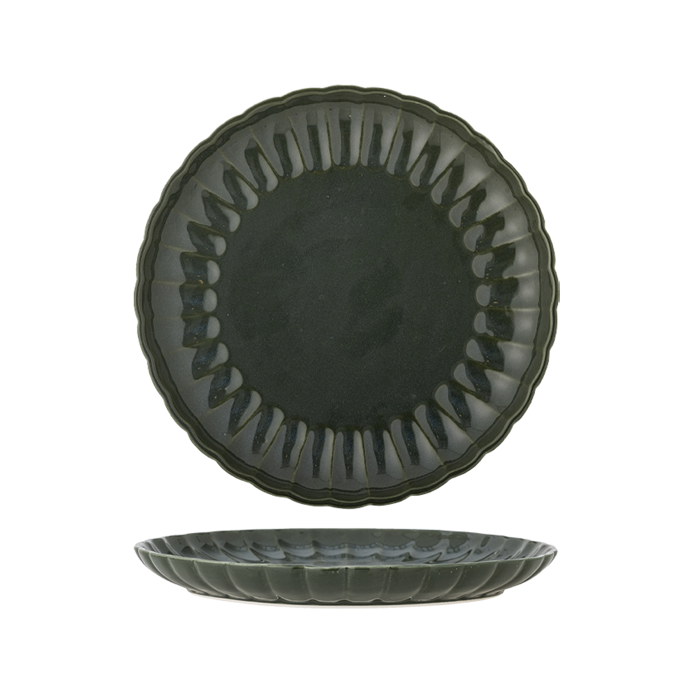 Latina tallerken 27 cm - Mørkegrøn