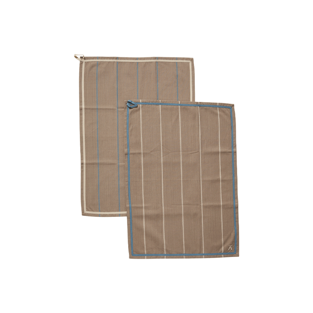 Andersen viskestykke 50x70 cm 2-pak - Brun