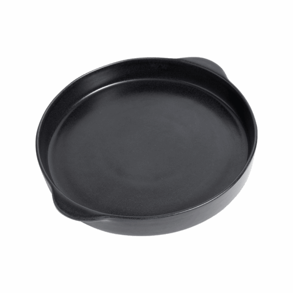 Ceto tærtefad i farven antracit for Muubs set fra oven