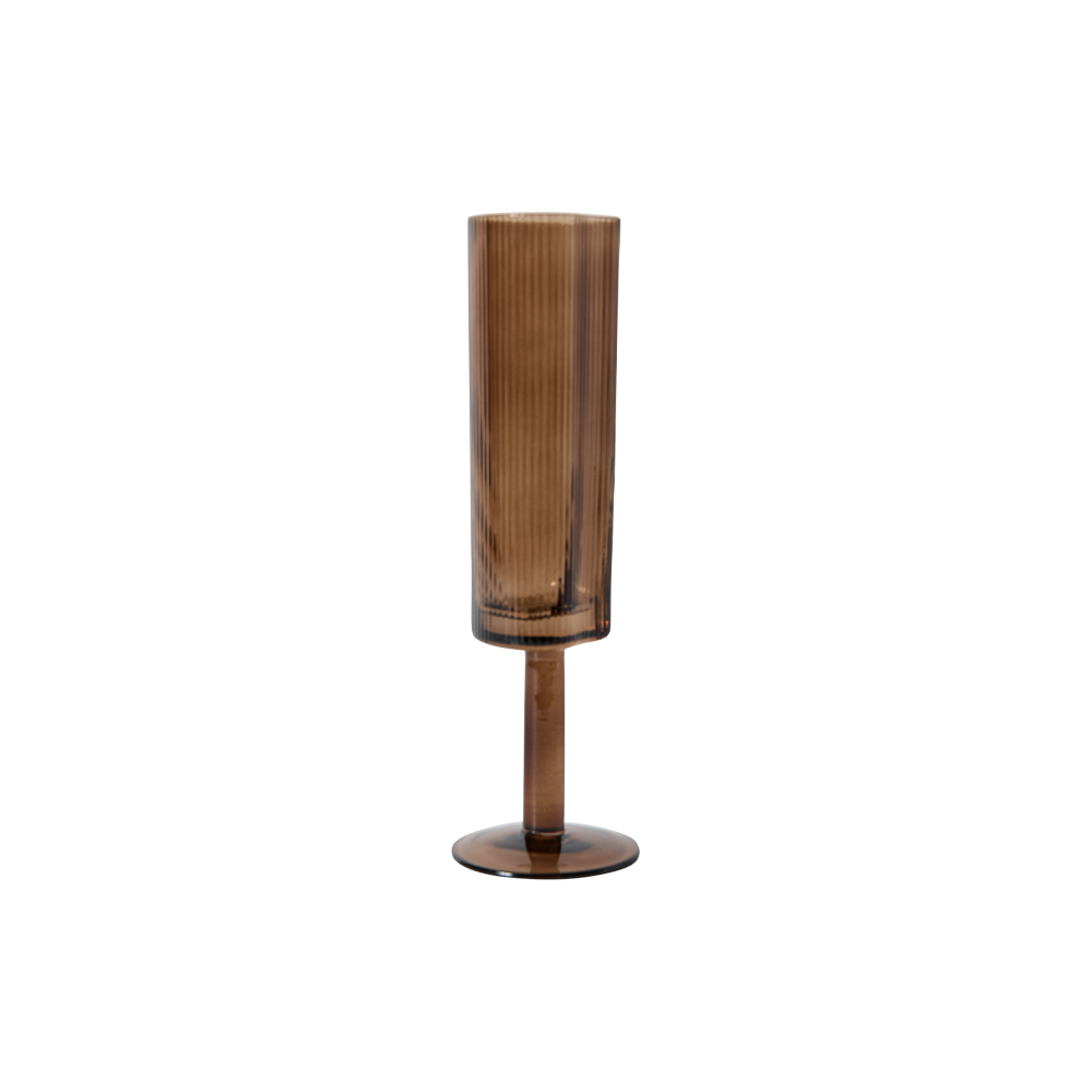 MUUBS Ripe champagneglas 14,5 cl Smoked brown
