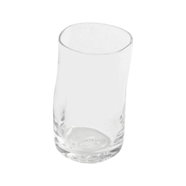 Vandglas large i klar glas i serien Furo fra Muubs