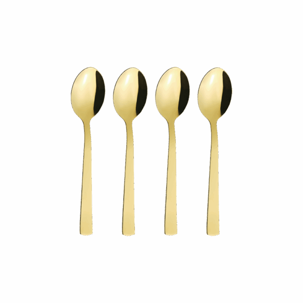 Aida raw dessertske 4-pak i guld
