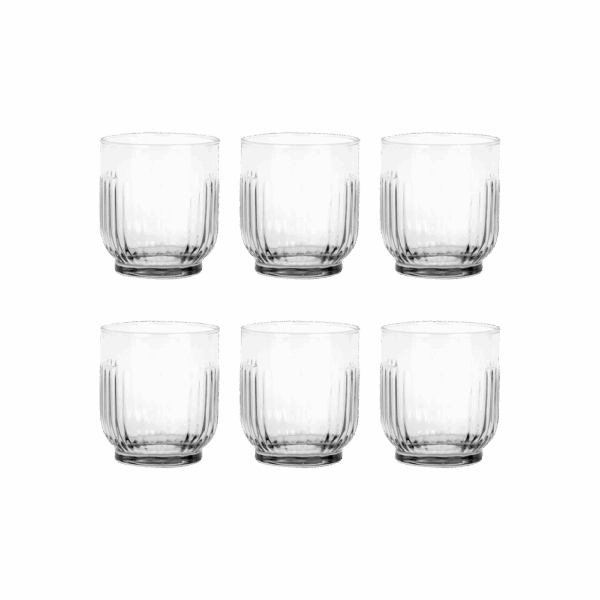 Groovy vandglas 6-pak
