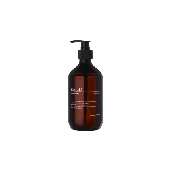 Meraki Herbal nest opvaskemiddel 490 ml med doseringspumpe