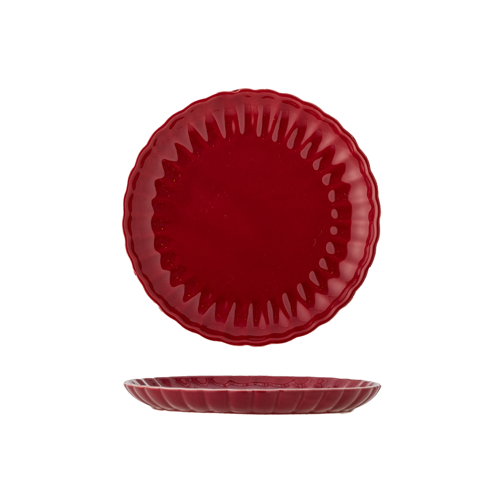 Latina tallerken 20 cm - R&oslash;d