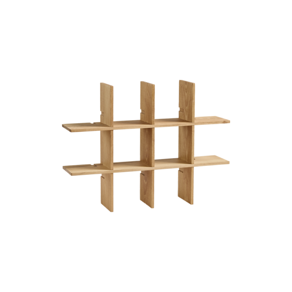 Aida Raw teak reol lille