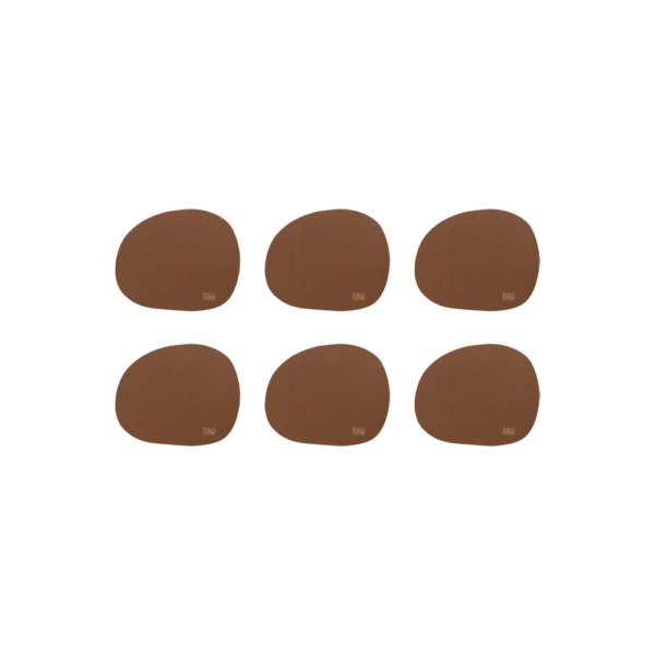 Aida RAW silikone coasters i farven mocca