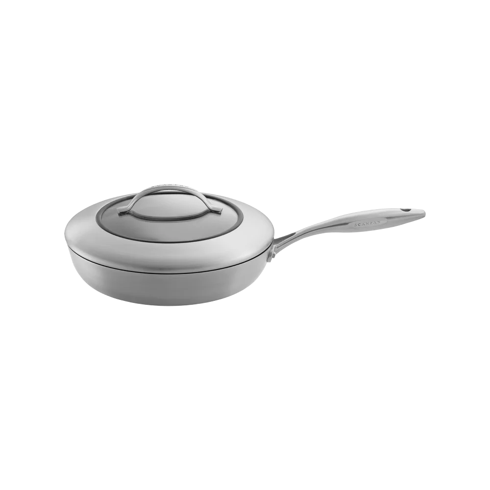 Scanpan CTX sauterpande 2,5 liter, 28 cm set fra siden