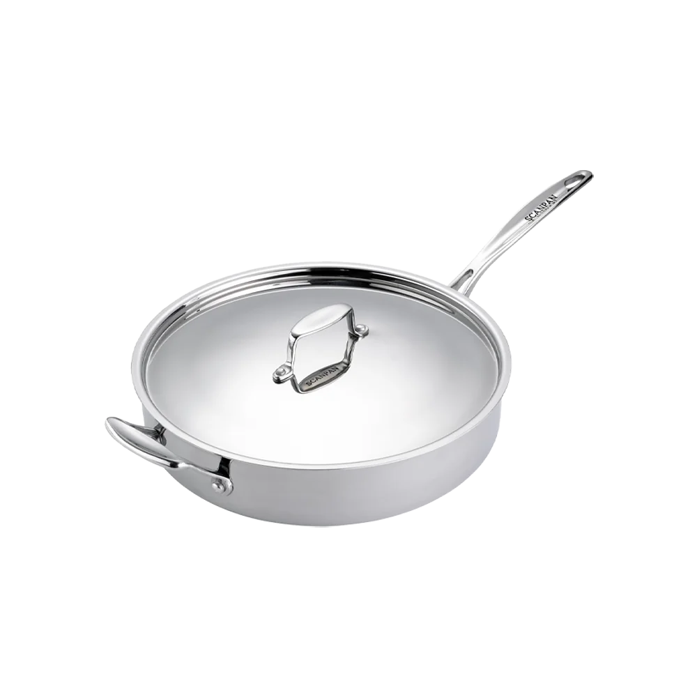 Scanpan Fusion 5 sauterpande i rustfrit stål med låg