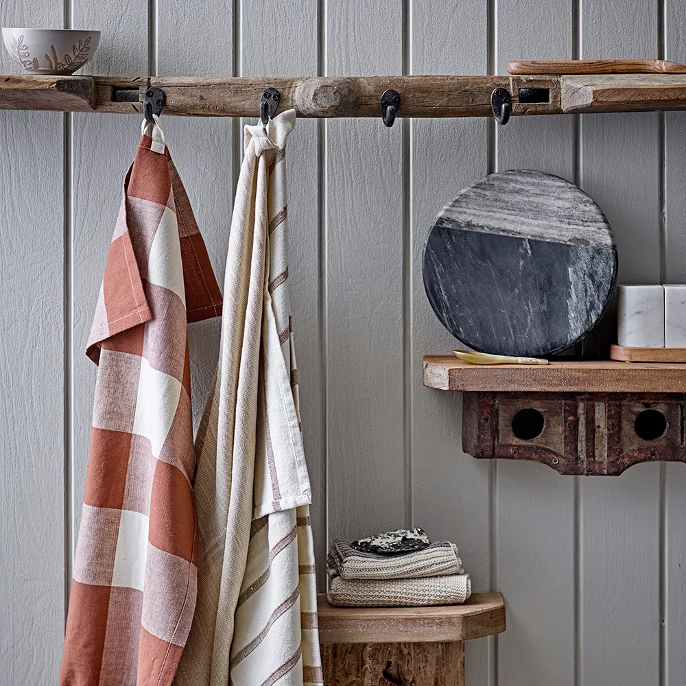 Creative Collection Odette karklude i 100 % bomuld som del af køkkenindretning