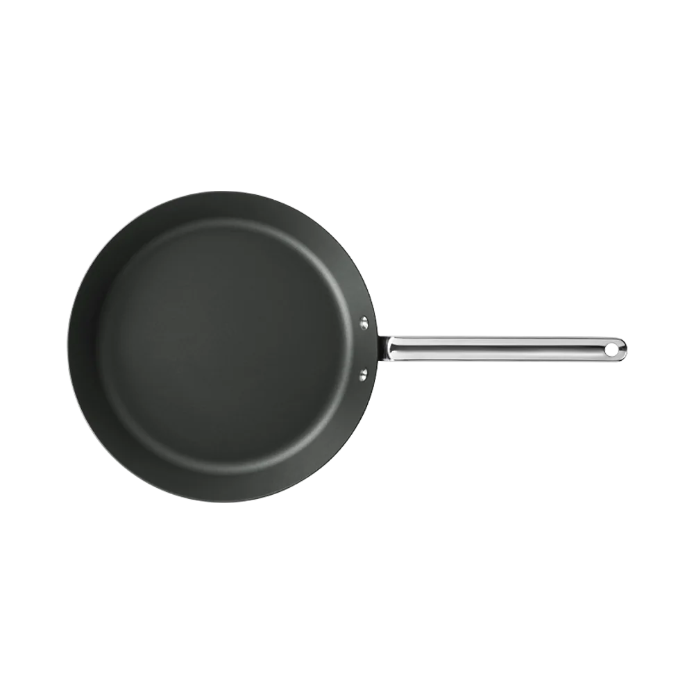 Scanpan Black Iron stegepande 30 cm set ovenfra