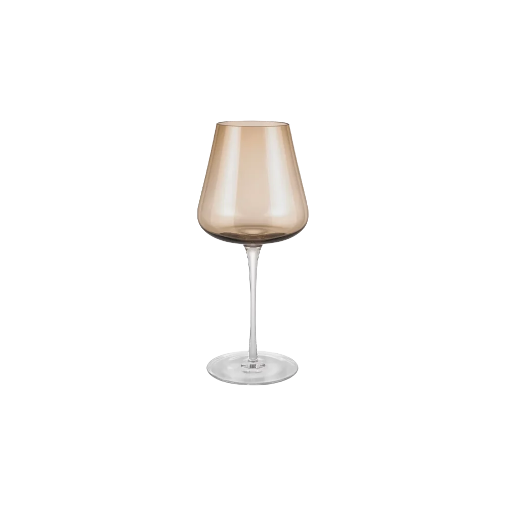 Blomus Belo rødvinsglas i farven coffee