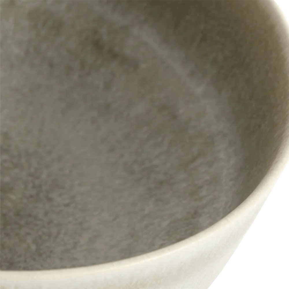 Nærbillede af Ceto morgenmadsskål i farven soft grey fra Muubs