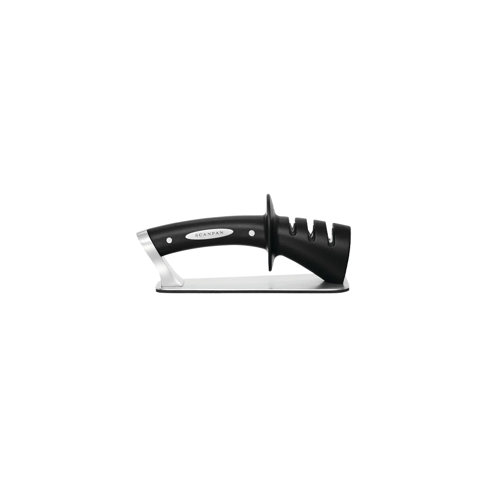 Scanpan Classic 3-trins knivsliber set fra siden