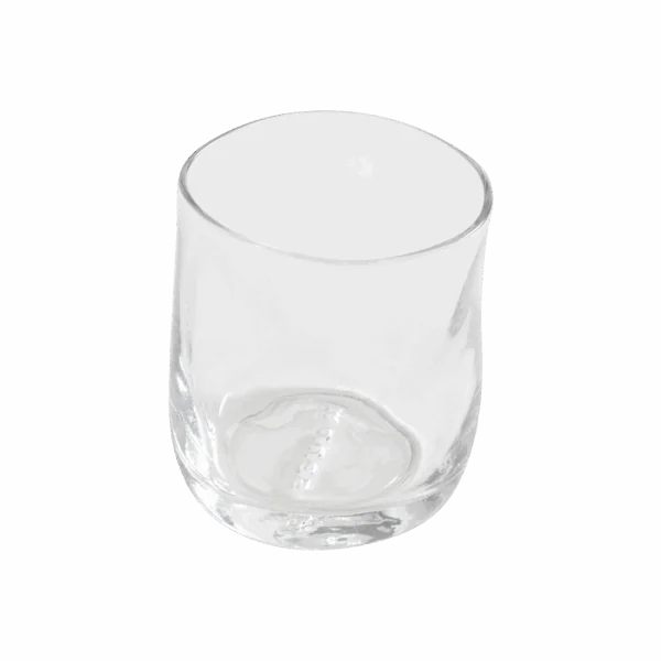 Vandglas S i klar glas i serien Furo fra Muubs