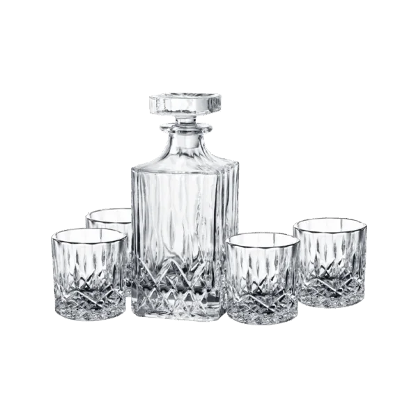Aida Harvey karaffelsæt med 4 whiskyglas
