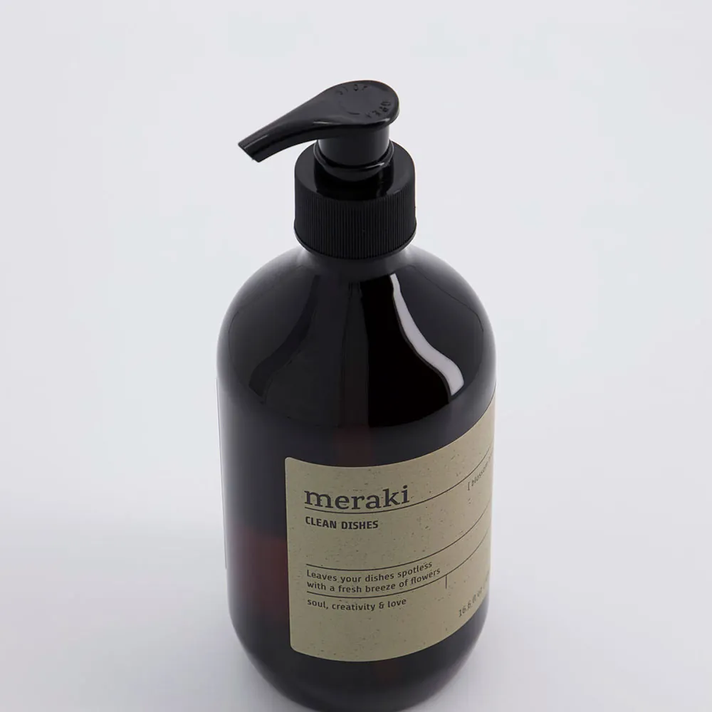 Meraki Blossom Breeze opvaskemiddel 490 ml set fra oven