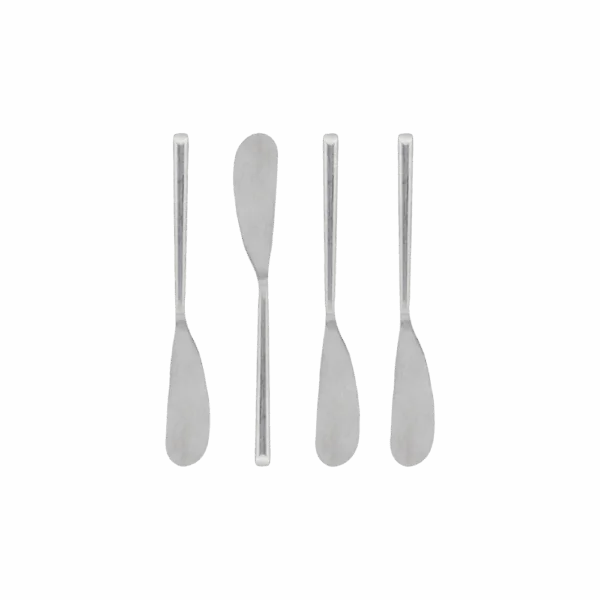 4 smøreknive i rustfrit stål fra Nicolas Vahe